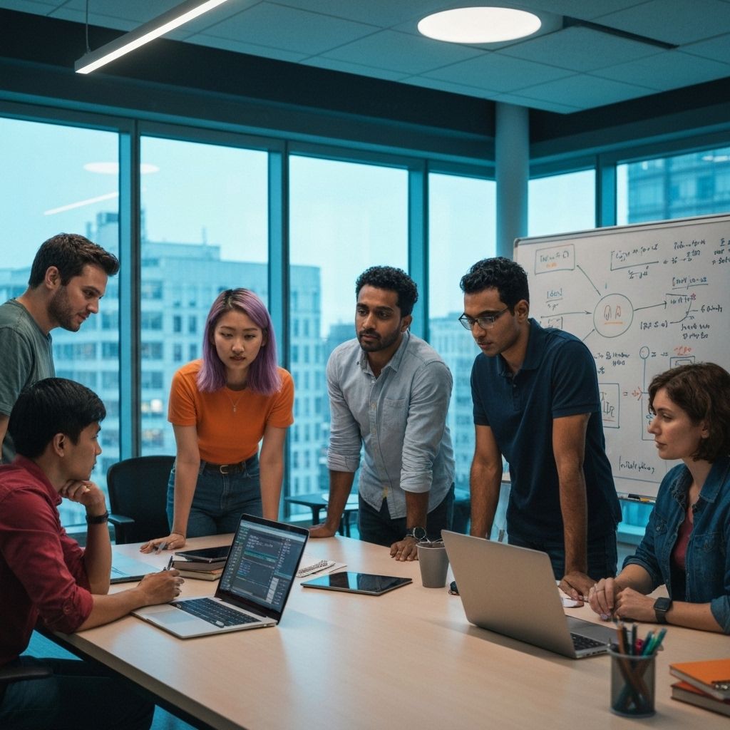 Equipo de Innova Solutions trabajando en automatizaciones